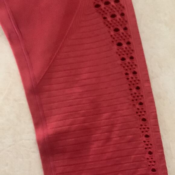 Gymshark vital seamless leggings womens size XS small red rust Lulu workout ath - Picture 7 of 10